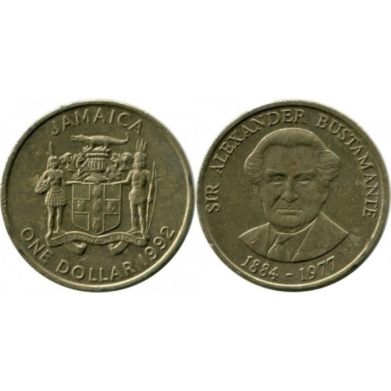 1 долар 1990-1994 — Софія II, Ямайка 1 долар 1990-1994 — Софія II, Ямайка
