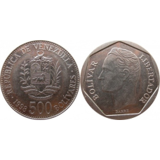 500 боліварів 1998-99, Венесуела