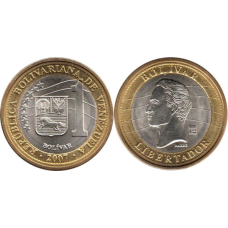 1 болівар 2007 Венесуела