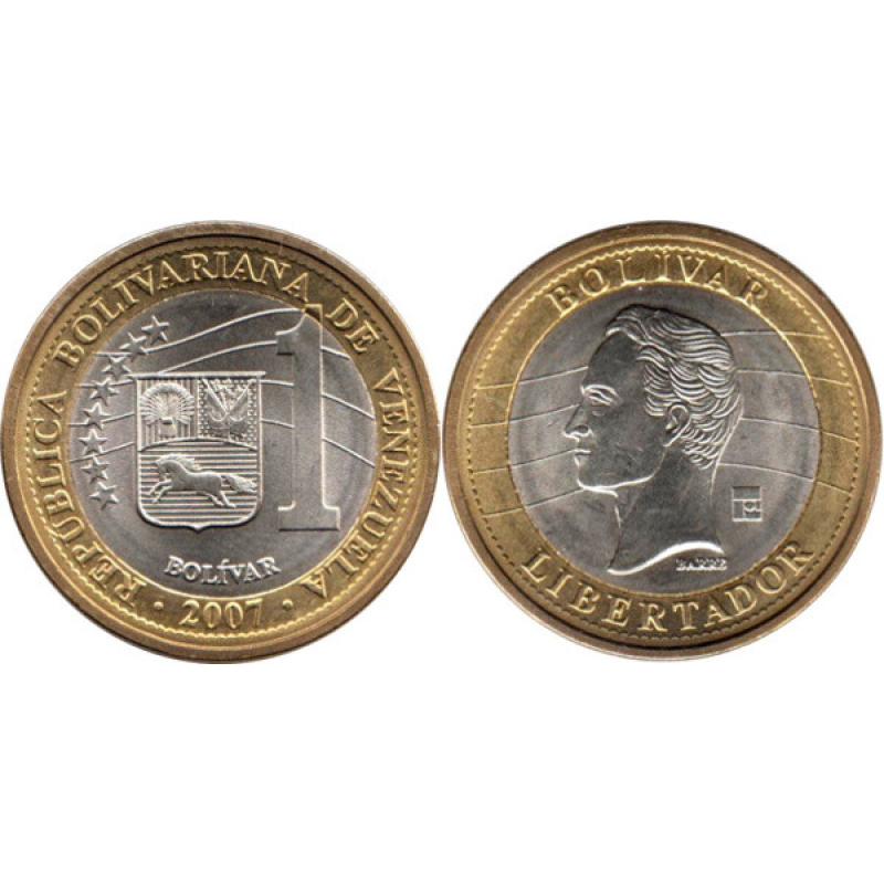 1 болівар 2007 Венесуела