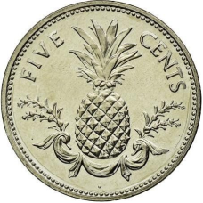 5 центов 1974-2006 - Елизавета II, Багамы