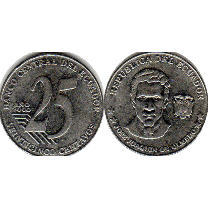25 сентаво 2000 Эквадор
