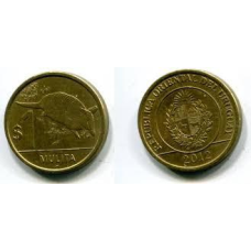1 песо 2011-2024 рік (броносець) Уругвай