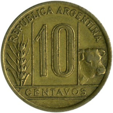 10 сентаво 1942-1950, Аргентина