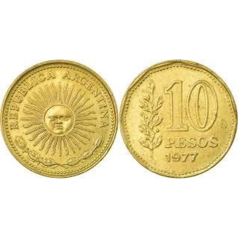 10 сентаво 1977-78, Аргентина 10 сентаво 1977-78, Аргентина