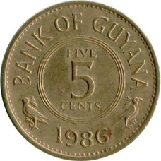 5 млн 1967-1992, Гайана