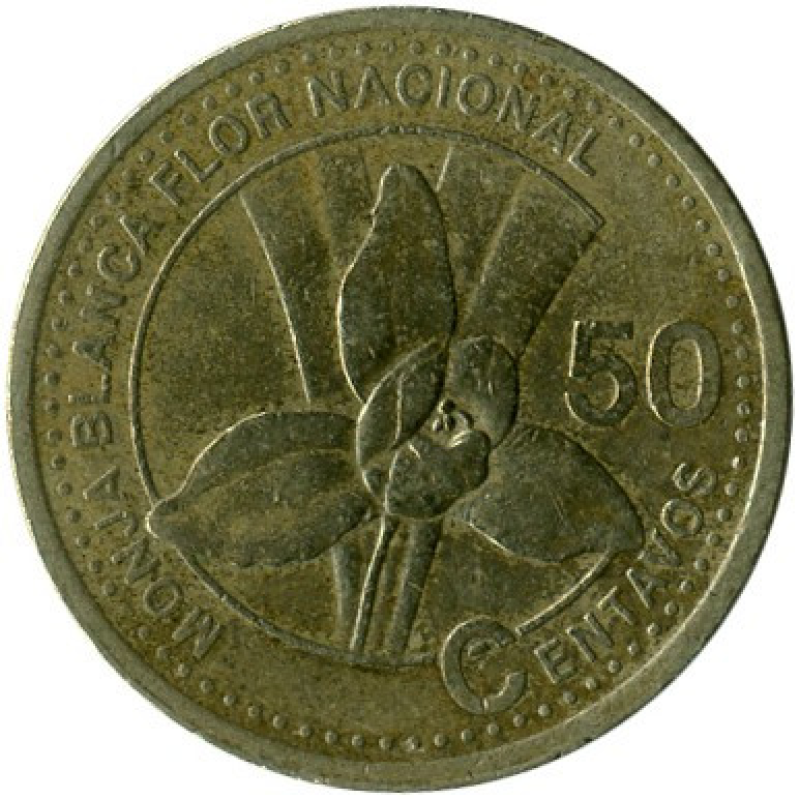 50 сентаво 1998-2007, Гватемала