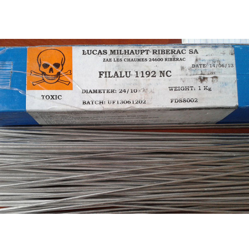 LUCAS Filalu 1192 NC Припій для пайки алюмінію з флюсом (пруток - 50см)
