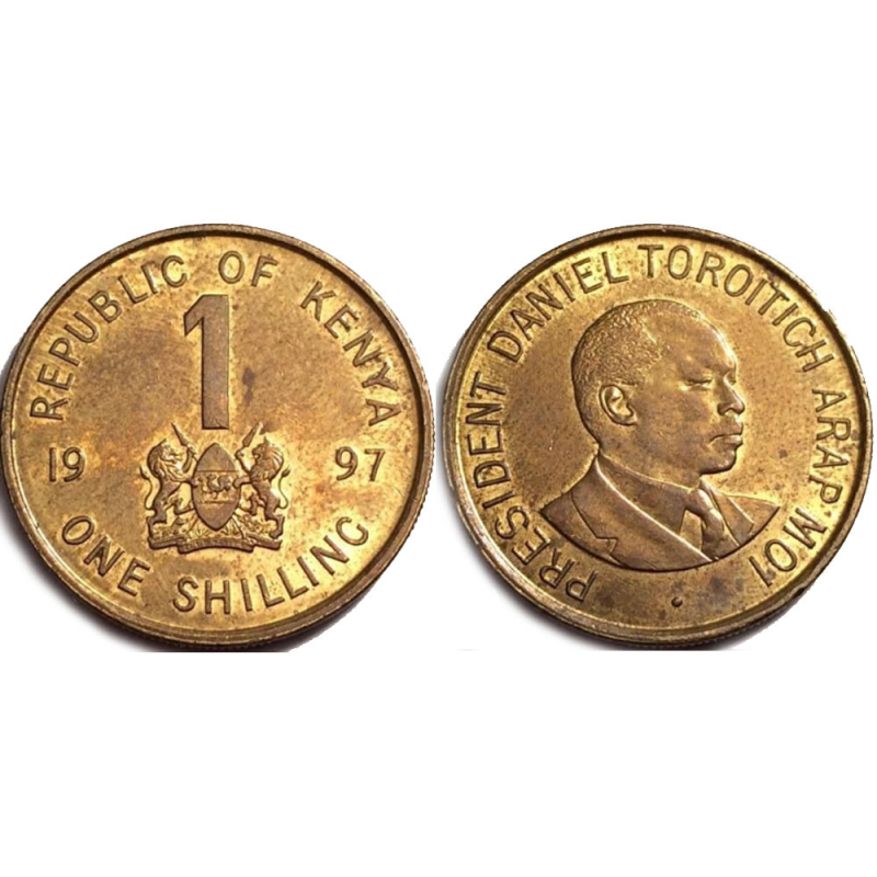 1 шиллинг 1997 Кения