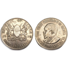 1 шиллинг 1969-1978 Кения
