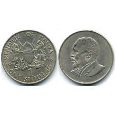1 шиллинг 1966-68 Кения