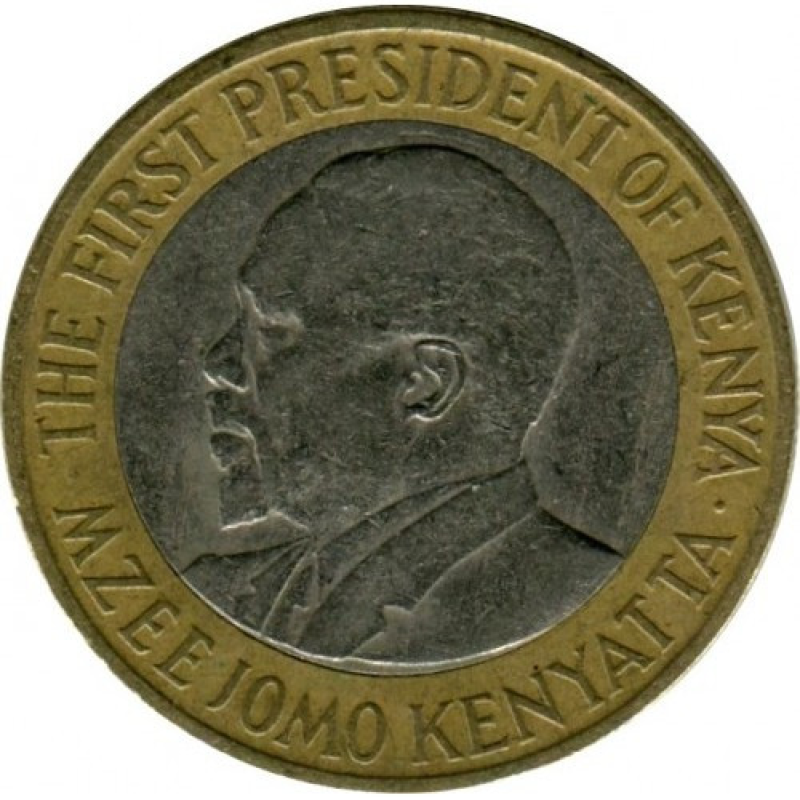 10 шиллингов 2005-2009, Кения 10 шиллингов 2005-2009, Кения