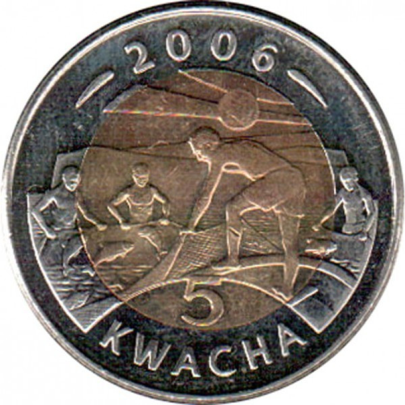 Malawi Малави - 5 Kwacha 2006 Malawi Малави - 5 Kwacha 2006