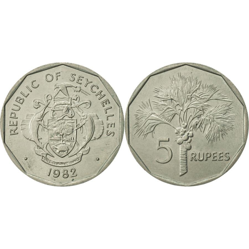 Seychelles Сейшельські О Сейшели — 5 Rupees 1982-2010 Seychelles Сейшельські О Сейшели — 5 Rupees 1982-2010