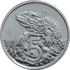 5 центов 1999-2006 - Елизавета II, Новая Зеландия