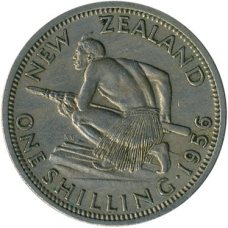1 шиллинг 1956-1965 - Елизавета II, Новая Зеландия