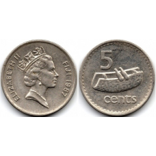 5 центов 1986-2010 - Елизавета II, Фиджи