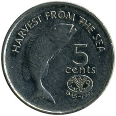 5 центов 1995 - ФАО, Фиджи