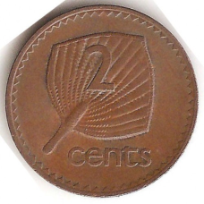 2 цента 1969-1985 - Елизавета II, Фиджи