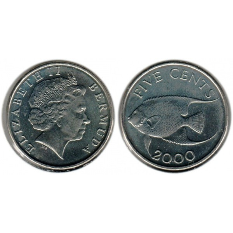 5 центов 1999-2020 - Елизавета II, Бермуды 5 центов 1999-2020 - Елизавета II, Бермуды