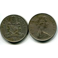 50 центов 1970 год Бермудские острова