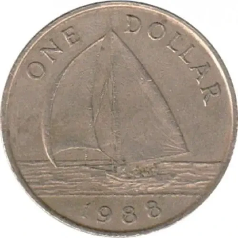 1 долар 1988-1997 Бермуди
