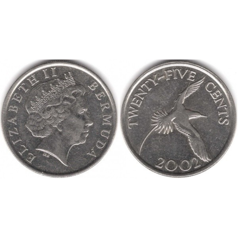 25 центов 1999-2020 - Елизавета II, Бермуды 25 центов 1999-2020 - Елизавета II, Бермуды