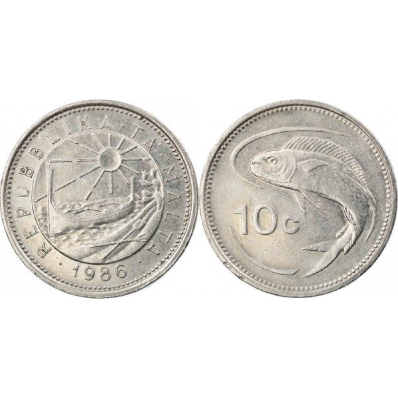 10 цент 1986, Мальта
