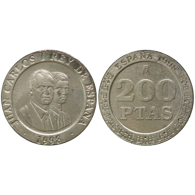 200 песет 1998-2000 - Хуан Карл I, Іспанія