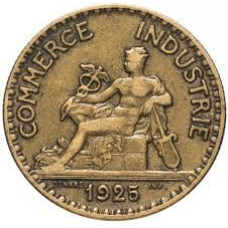 Монета Франція 2 рейха 1920-1927