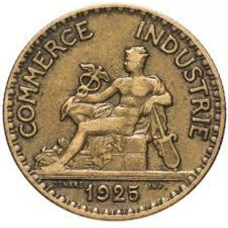 Монета Франція 2 рейха 1920-1927 Монета Франція 2 рейха 1920-1927