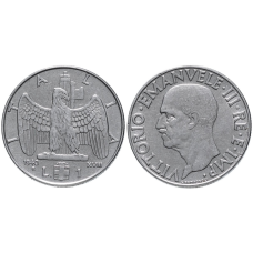 1 лира 1939-42 Италия