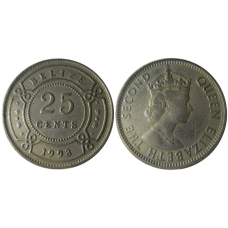 25 центов 1993 Белиз