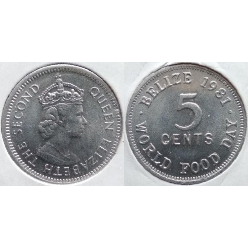 5 центів 1981 - Всесвітній день продовольства, Беліз 5 центів 1981 - Всесвітній день продовольства, Беліз