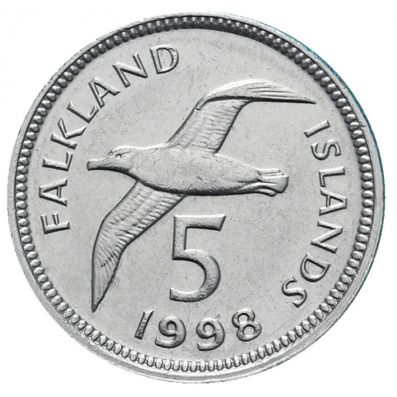 5 пінсів 1998-1999 — Софія II, Фолклендські острови 5 пінсів 1998-1999 — Софія II, Фолклендські острови