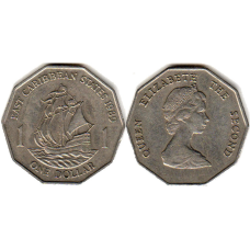 1 доллар 1989-2000 Восточные Карибы