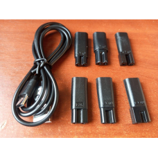 Набір USB-кабелю для заряджання електробритви, 6 типів роз“ємів