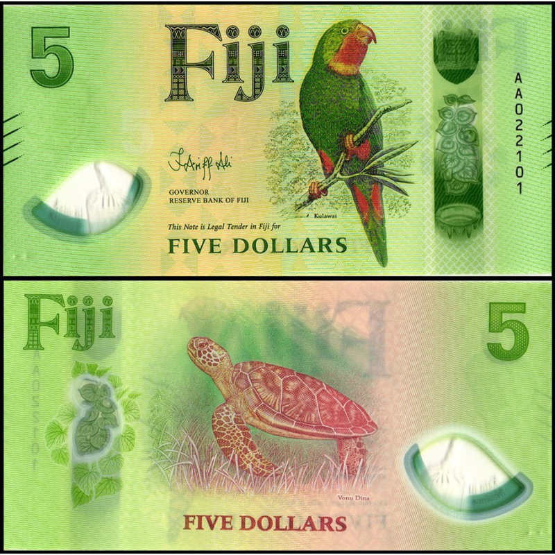 Фіджі / Фиджи / Fiji Islands 5 Dollars (2026) Pick 125 UNC(полімер) Фіджі / Фиджи / Fiji Islands 5 Dollars (2026) Pick 125 UNC(полімер)