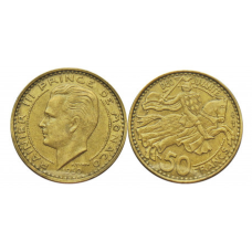 50 франков 1950 - Ренье III, Монако (Д)