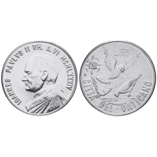 50 лір 1984 — Іван Павло II, сорок