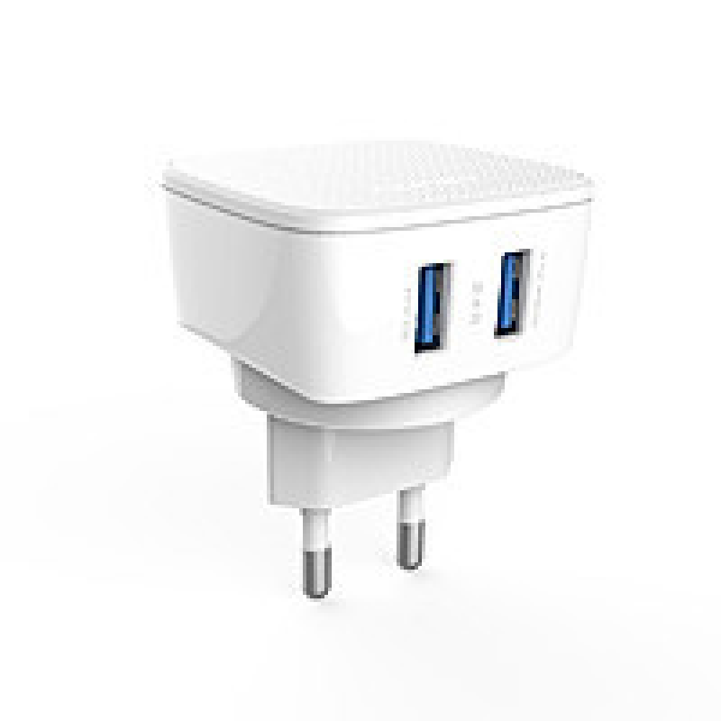 Мережевий Адаптер (зарядний пристрій) LDNIO DL-AC66 2xUSB 2.4 A + кабель micro USB