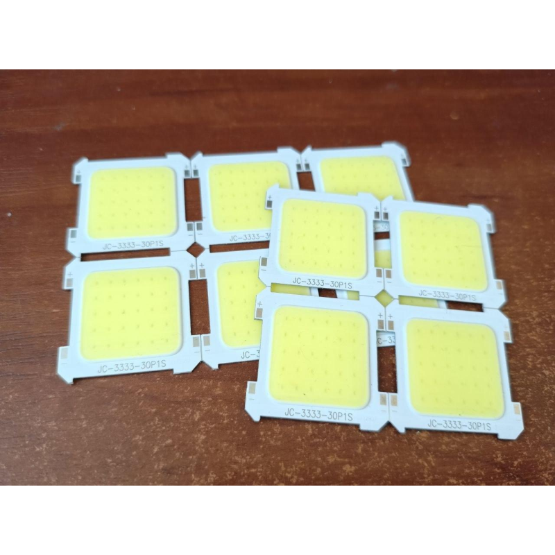 COB світлова панель — 3.2 V, 6500 K (33*33 мм) світлодіодні чипи JC-3333 COB світлова панель — 3.2 V, 6500 K (33*33 мм) світлодіодні чипи JC-3333