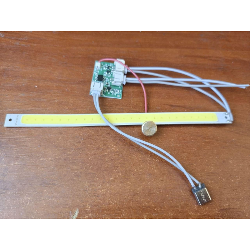 COB світлова панель — 5V 6500K (150 х 10 мм) в комплекті COB світлова панель — 5V 6500K (150 х 10 мм) в комплекті