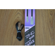 Кабель E-cable Micro USB — USB Flat Series чорний 1 м