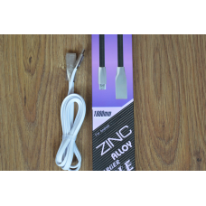 Кабель E-cable Micro USB — USB Flat Series білий 1 м