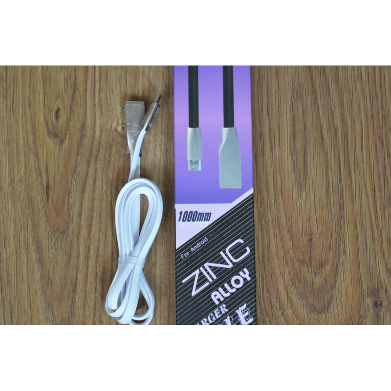Кабель E-cable Micro USB — USB Flat Series білий 1 м Кабель E-cable Micro USB — USB Flat Series білий 1 м