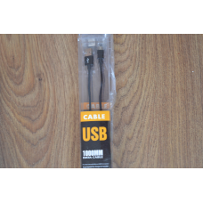 Кабель E-cable USB - micro USB Braided Series чорний 1 м