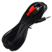 Шнур аудіо-відеотекер 3,5 стерео — 2 штекери RCA, діам.- 2,6х5, 2 мм, 1,2 дюйма