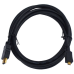Шнур HDMI (штекер HDMI — штекер micro HDMI), v.1.4, “позолочений“, діам.- 5 мм, 1,5 м