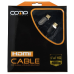 Шнур HDMI (штекер-штекер), v.1.3В, “позолочений“, діам.-8 мм, фільтра + сітка, у коробці, 3 м, COMP